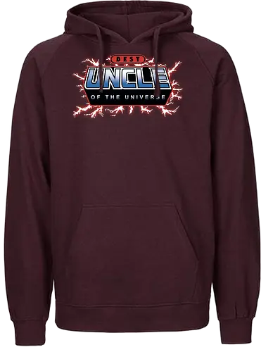 Best Uncle of the Universe - fathers day, dad, daddy, father, gifts for uncle, 80s, christmas, christmas gifts, he man, heman, masters of the universe, nostalgia - Fairtrade Hoodie