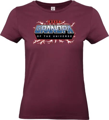 Best Grandpa of the Universe - fathers day, dad, daddy, father, gifts for grandfather, 80s, christmas, christmas gifts, he man, heman, masters of the universe, nostalgia - Standard T-Shirt (Frauen)