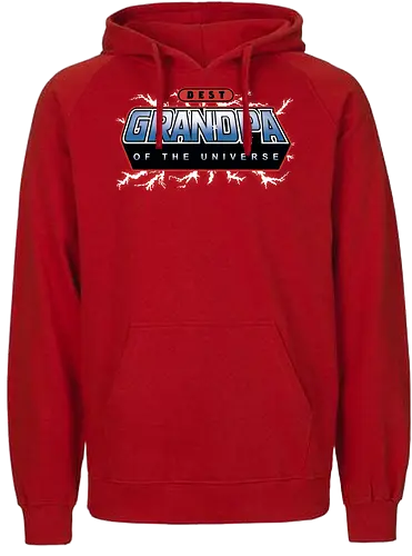 Best Grandpa of the Universe - fathers day, dad, daddy, father, gifts for grandfather, 80s, christmas, christmas gifts, he man, heman, masters of the universe, nostalgia - Fairtrade Hoodie