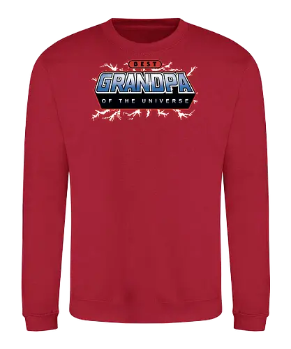 Best Grandpa of the Universe - fathers day, dad, daddy, father, gifts for grandfather, 80s, christmas, christmas gifts, he man, heman, masters of the universe, nostalgia - Sweatshirt