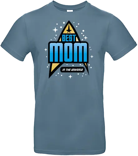Best Trekkie Mom - mothers day, mom, mommy, mother, gifts for mom, 60s, 70s, 80s, christmas, christmas gifts, universe, galaxy, Space, trekkie, nostalgia - Standard T-Shirt