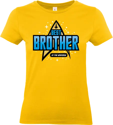 Best Trekkie Brother - fathers day, dad, daddy, mothers day, mommy, gifts for brother, 60s, 70s, 80s, christmas, christmas gifts, universe, galaxy, Space, trekkie, nostalgia - Standard T-Shirt (Frauen)