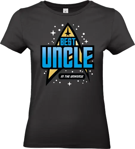 Best Trekkie Uncle - fathers day, dad, daddy, father, gifts for uncle, 60s, 70s, 80s, christmas, christmas gifts, universe, galaxy, Space, trekkie, nostalgia - Standard T-Shirt (Frauen)