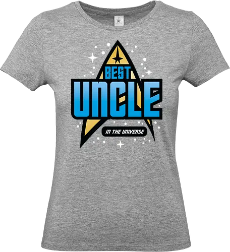 Best Trekkie Uncle - fathers day, dad, daddy, father, gifts for uncle, 60s, 70s, 80s, christmas, christmas gifts, universe, galaxy, Space, trekkie, nostalgia - Standard T-Shirt (Frauen)