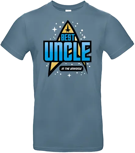 Best Trekkie Uncle - fathers day, dad, daddy, father, gifts for uncle, 60s, 70s, 80s, christmas, christmas gifts, universe, galaxy, Space, trekkie, nostalgia - Standard T-Shirt