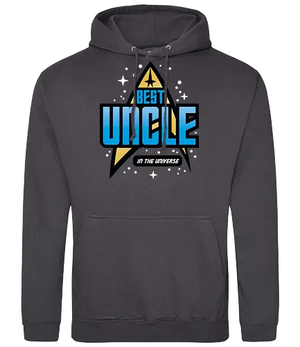 Best Trekkie Uncle - fathers day, dad, daddy, father, gifts for uncle, 60s, 70s, 80s, christmas, christmas gifts, universe, galaxy, Space, trekkie, nostalgia - Standard Hoodie