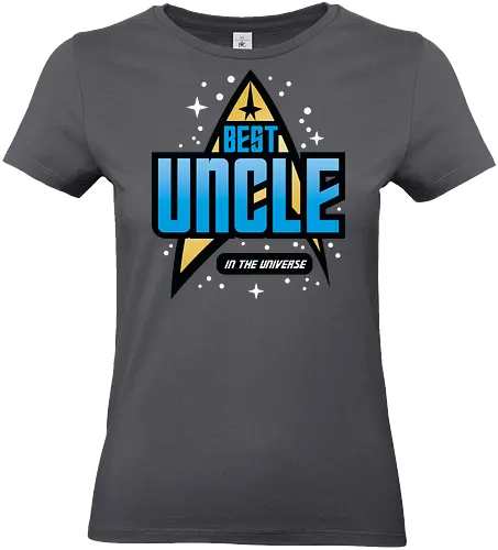 Best Trekkie Uncle - fathers day, dad, daddy, father, gifts for uncle, 60s, 70s, 80s, christmas, christmas gifts, universe, galaxy, Space, trekkie, nostalgia - Standard T-Shirt (Frauen)