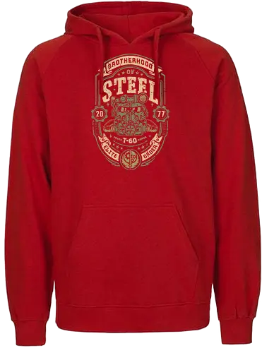 Knight of Steel T-60 - video game, armor, atomic, brotherhood, gamer, gaming, knight, nuclear war, paladin, shelter, steel, vault, wasteland, fallout - Fairtrade Hoodie