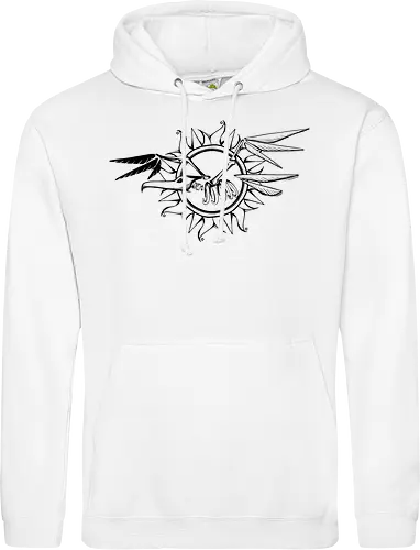 Frigatebird-Piratenflagge: Lineart