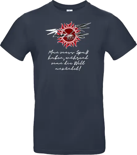 Frigatebird-Piratenflagge mit Text