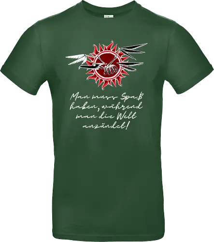 Frigatebird-Piratenflagge mit Text