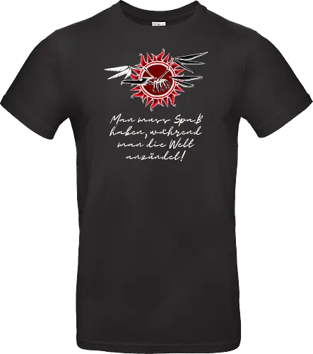 Frigatebird-Piratenflagge mit Text