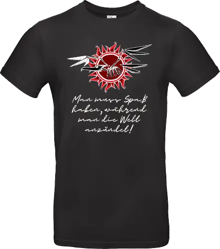 Frigatebird-Piratenflagge mit Text
