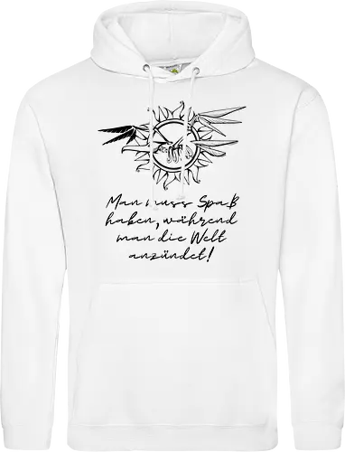 Frigatebird-Piratenflagge: Lineart mit Text