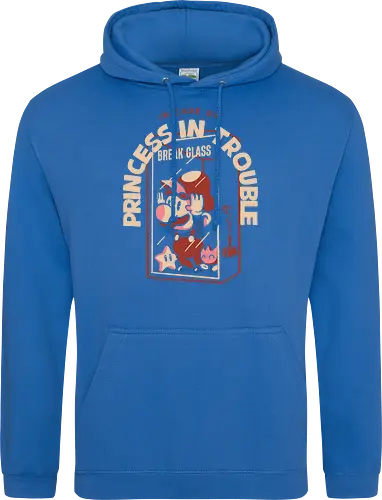 Prinzessin in Schwierigkeiten? Glas zerbrechen