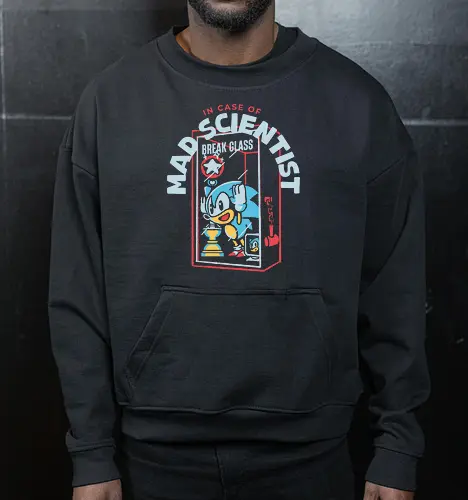 Verrückter Wissenschaftler? Glas zerbrechen