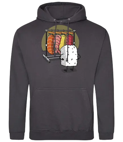 Sushi Wardrobe - sushi, cute food, cute sushi, food, i love sushi, japan, japanese, kawaii, kawaii food, kawaii sushi, nigiri, sushi food, sushi lover, wardrobe - Standard Hoodie