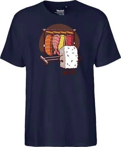 Sushi Wardrobe v2 - sushi, cute food, cute sushi, food, i love sushi, japan, japanese, kawaii, kawaii food, kawaii sushi, nigiri, sushi food, sushi lover, wardrobe - Fairtrade T-Shirt