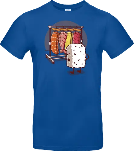 Sushi Wardrobe v2 - sushi, cute food, cute sushi, food, i love sushi, japan, japanese, kawaii, kawaii food, kawaii sushi, nigiri, sushi food, sushi lover, wardrobe - Standard T-Shirt