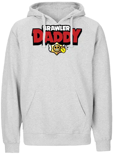 Brawler Daddy - father, fathers day, fathers day gift ideas, dad, daddy, gift for dad, brawl stars, brawl, brawler, family, gaming, matching family, family squad, video gamer gifts - Fairtrade Hoodie