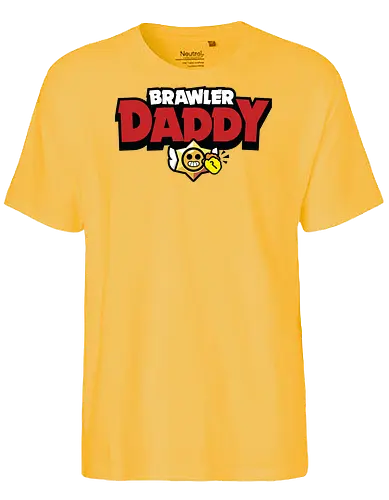 Brawler Daddy - father, fathers day, fathers day gift ideas, dad, daddy, gift for dad, brawl stars, brawl, brawler, family, gaming, matching family, family squad, video gamer gifts - Fairtrade T-Shirt