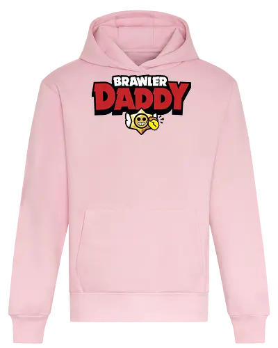 Brawler Daddy - father, fathers day, fathers day gift ideas, dad, daddy, gift for dad, brawl stars, brawl, brawler, family, gaming, matching family, family squad, video gamer gifts - Heavyweight Hoodie