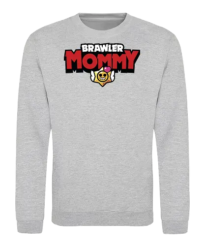 Brawler Mommy - mother, mothers day, mothers day gift ideas, mom, mommy, gift for mom, brawl stars, brawl, brawler, family, gaming, matching family, family squad, video gamer gifts - Sweatshirt