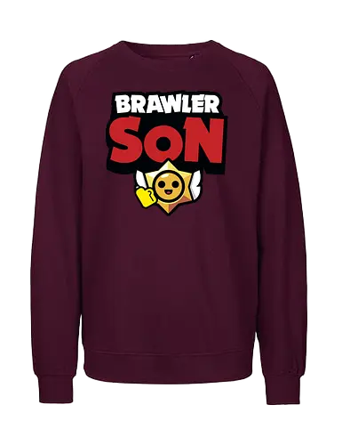 Brawler Son - mother, mothers day, father, fathers day, gift for son, birthday gift ideas, christmas, brawl stars, brawl, brawler, family, gaming, matching family, family squad, video gamer gifts - Fairtrade Sweatshirt