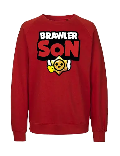 Brawler Son - mother, mothers day, father, fathers day, gift for son, birthday gift ideas, christmas, brawl stars, brawl, brawler, family, gaming, matching family, family squad, video gamer gifts - Fairtrade Sweatshirt