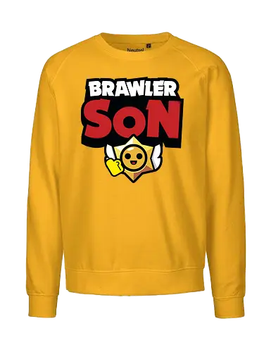 Brawler Son - mother, mothers day, father, fathers day, gift for son, birthday gift ideas, christmas, brawl stars, brawl, brawler, family, gaming, matching family, family squad, video gamer gifts - Fairtrade Sweatshirt