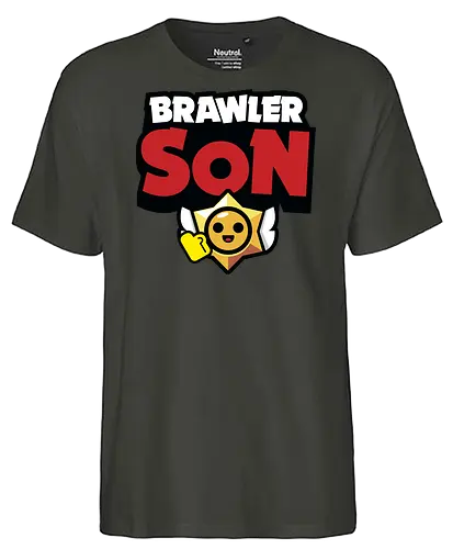 Brawler Son - mother, mothers day, father, fathers day, gift for son, birthday gift ideas, christmas, brawl stars, brawl, brawler, family, gaming, matching family, family squad, video gamer gifts - Fairtrade T-Shirt