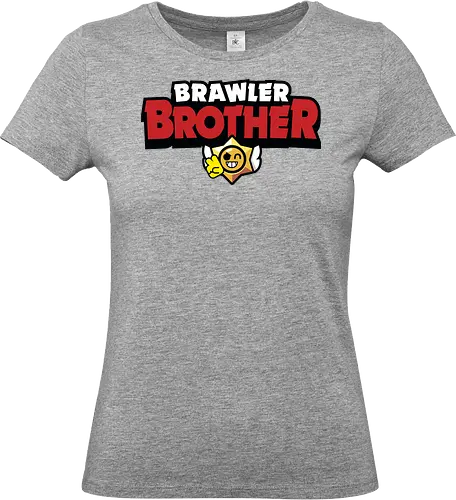 Brawler Brother - mother, mothers day, father, fathers day, gift for brother, birthday gift ideas, christmas, brawl stars, brawl, brawler, family, gaming, matching family, family squad, video gamer gifts - Standard T-Shirt (Frauen)