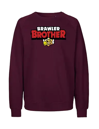 Brawler Brother - mother, mothers day, father, fathers day, gift for brother, birthday gift ideas, christmas, brawl stars, brawl, brawler, family, gaming, matching family, family squad, video gamer gifts - Fairtrade Sweatshirt