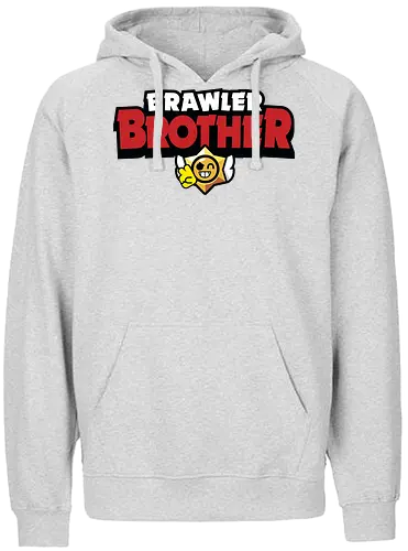 Brawler Brother - mother, mothers day, father, fathers day, gift for brother, birthday gift ideas, christmas, brawl stars, brawl, brawler, family, gaming, matching family, family squad, video gamer gifts - Fairtrade Hoodie