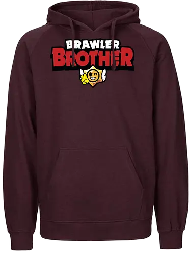 Brawler Brother - mother, mothers day, father, fathers day, gift for brother, birthday gift ideas, christmas, brawl stars, brawl, brawler, family, gaming, matching family, family squad, video gamer gifts - Fairtrade Hoodie