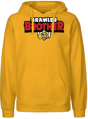 Brawler Brother - mother, mothers day, father, fathers day, gift for brother, birthday gift ideas, christmas, brawl stars, brawl, brawler, family, gaming, matching family, family squad, video gamer gifts - Fairtrade Hoodie