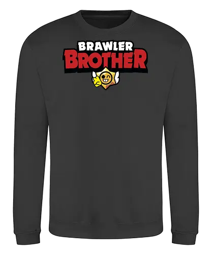 Brawler Brother - mother, mothers day, father, fathers day, gift for brother, birthday gift ideas, christmas, brawl stars, brawl, brawler, family, gaming, matching family, family squad, video gamer gifts - Sweatshirt