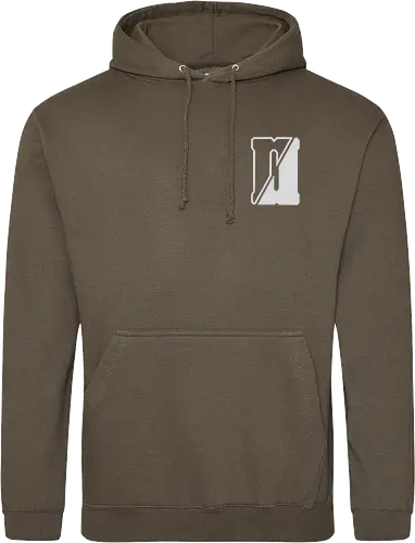 2EpicBuddies - 2Logo Hoodie embroidered (White)