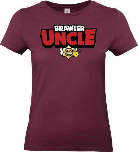 Brawler Uncle - father, fathers day, gift for uncle, birthday gift ideas, christmas, brawl stars, brawl, brawler, family, gaming, matching family, family squad, video gamer gifts - Standard T-Shirt (Frauen)