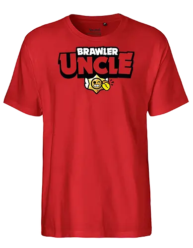 Brawler Uncle - father, fathers day, gift for uncle, birthday gift ideas, christmas, brawl stars, brawl, brawler, family, gaming, matching family, family squad, video gamer gifts - Fairtrade T-Shirt