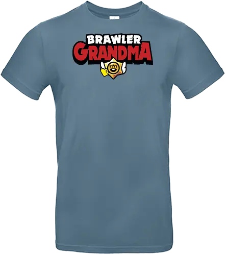 Brawler Grandma - mother, mothers day, mom, mommy, gift for grandmother, birthday gift ideas, christmas, brawl stars, brawl, brawler, family, gaming, matching family, family squad, video gamer gifts - Standard T-Shirt