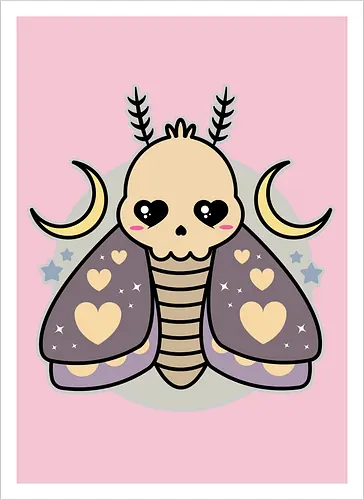 Kawaii Death Moth 