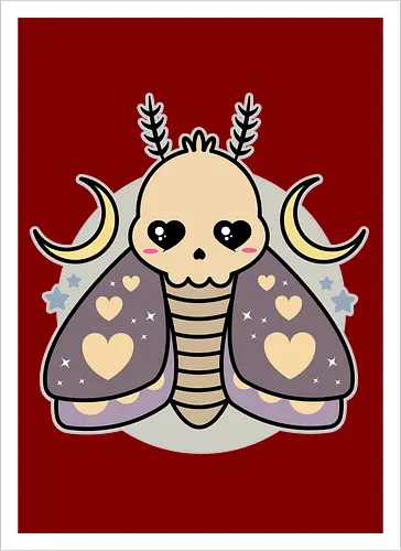 Kawaii Death Moth 