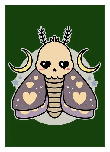 Kawaii Death Moth 