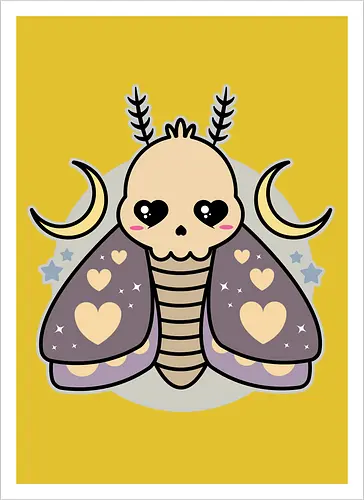 Kawaii Death Moth 