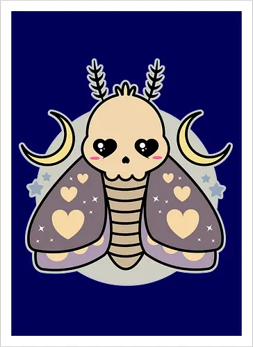 Kawaii Death Moth 