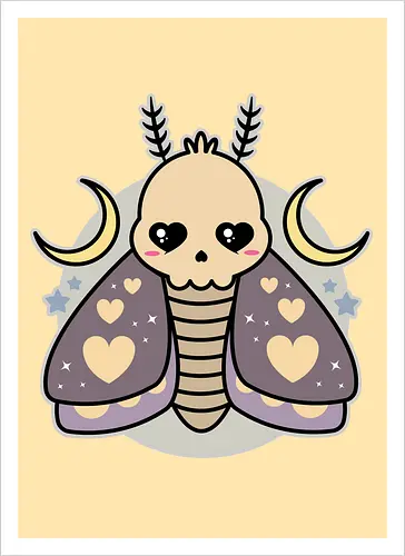Kawaii Death Moth 