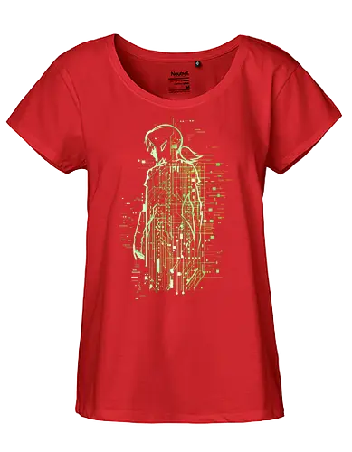 Hero of tomorrow - LOZ, gaming, gamer, video game, fantasy, circuit boards, geek - Fairtrade Girl Shirt
