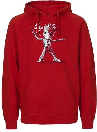 Let's branch out!! - scifi, funny, pop culture, movie character, comics, cute, tree - Fairtrade Hoodie