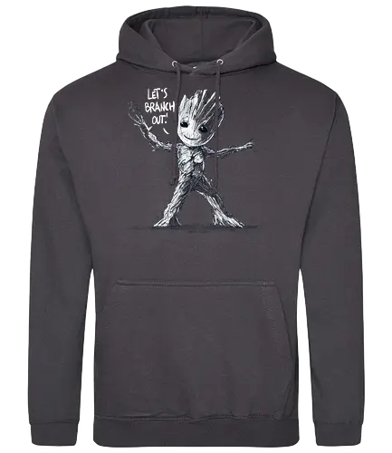 Let's branch out!! - scifi, funny, pop culture, movie character, comics, cute, tree - Standard Hoodie